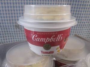 lot 116 image: (C-1) 6 Single Serve Campbells Tom...