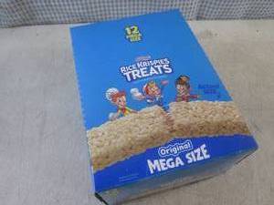 lot 134 image: (B-1) 12 Mega Size Rice Krispy Trea...