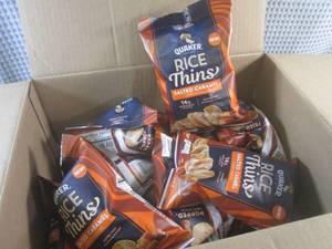 lot 160 image: (EC2) 12 Bags of Quaker Salted Cara...