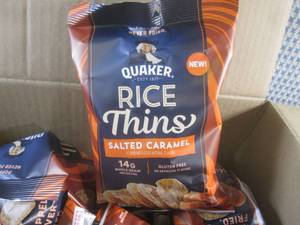 lot 161 image: (EC2) 12 Bags of Quaker Salted Cara...