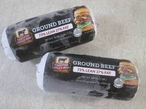lot 171 image: (FRZ) 2 Pounds Frozen Ground Beef 7...