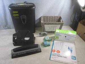 lot 7 image: (D-2) Paper Shreader, 2 - 3-Hole Pa...