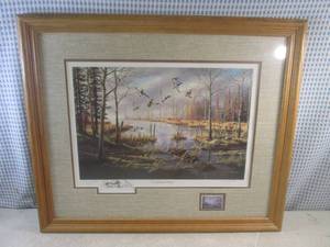 lot 82 image: (A-4) Framed Signed Ken Zylla A Li...