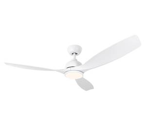 lot 107 image: SODSEA 1010C Ceiling Fan with 24W LED Light, 48-Inch $68.99 Retail - Brand New