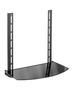lot 108 image: VIVO Mount-SF04R Wall Mount Glass Shelf for AV Components - Brand New