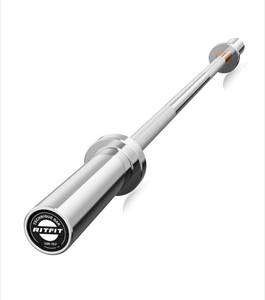 lot 120 image: RitFit Technique Barbell 20 lb Olympic Training Bar $89.99 Retail - Brand New