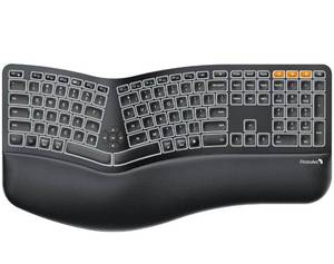 lot 161 image: ProtoArc EK01 Plus Dual Mode Ergonomic Keyboard with Backlit $99.99 Retail - Brand New