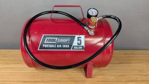 lot 193 image: Tool Shop 5 Gallon Portable Air Tank