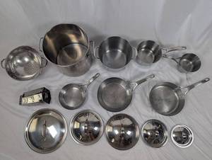 Stainless Steel Cookware Set with Bayou Classic Stockpot