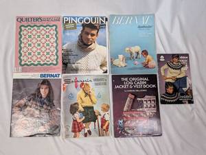 lot 135 image: Vintage Craft & Knitting Pattern Magazines