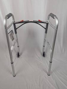 lot 87 image: Drive Deluxe Folding Walker with Wheels