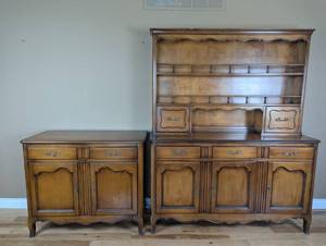 lot 105 image: Drexel Hutch and Sideboard