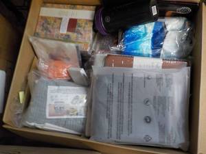lot 120 image: Large box of New Amazon Overstock...