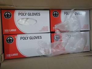 lot 136 image: Case of 10,000 size Large Polyethyl...