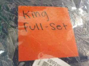 lot 142 image: Bare Home King Sheet Set...