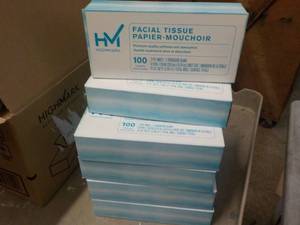 lot 42 image: 10 boxes of Highmark Facial Tissue ...