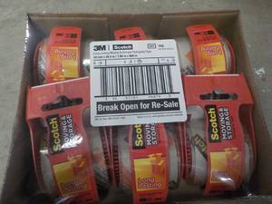 lot 49 image: 6 Rolls of 3M Long Lasting Moving a...