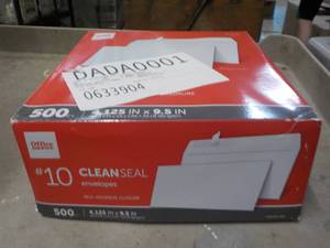 lot 55 image: Office Depot Clean Seal Envelopes 5...