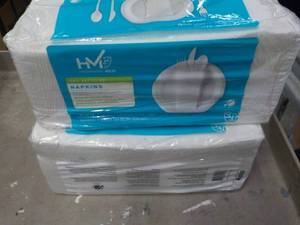 lot 59 image: 2 - 500 Napkins from Highmark ECO...
