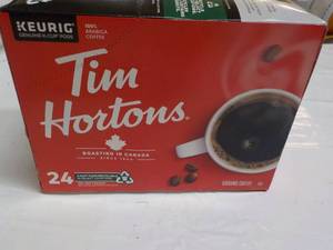 lot 151 image: Keurig Tim Hortons 24 pods Ground C...