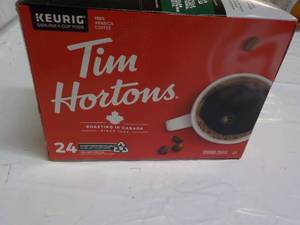 lot 154 image: Keurig Tim Hortons 24 pods Ground C...