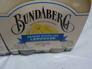 lot 160 image: 2 Bundaberg 4 packs Sparkling Lemon...