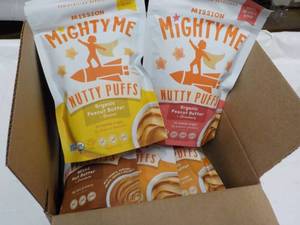 lot 268 image: 5 bags Nutty Puffs 15 oz each...