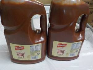 lot 275 image: 2 Gallon Jugs Frenchs Original BBQ...