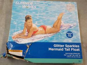 lot 303 image: Glitter Sparkles Mermaid Tail Float...