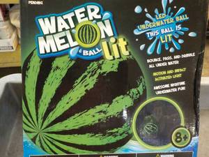 lot 304 image: LED Lit Watermelon Ball...
