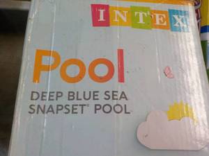 lot 311 image: Intex Deep Blue Sea Snapset Pool...