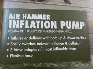 lot 316 image: Air Hammer Inflation Pump...