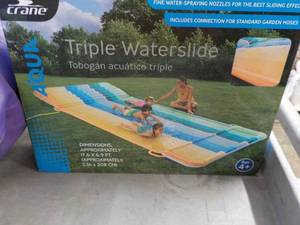 lot 318 image: Crane Triple Water Slide...