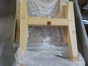 lot 345 image: Wood Plant Stands...