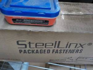 lot 166 image: 15 lbs. Steel Link #8 x 3 Packaged...