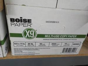 lot 21 image: Boise 5000 Sheets White 8 12 x 11...
