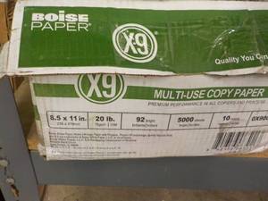 lot 24 image: Boise 3000 Sheets White 8 12 x 11...