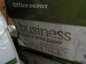 lot 25 image: Office Depot 5000 Sheets 8 12 x 11...