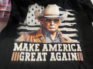lot 228 image: Trump T-shirt, Signs and Toilet Pap...