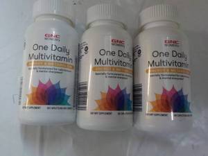 lot 266 image: 3 GNC One Daily Multi Vitamin - 60 ...