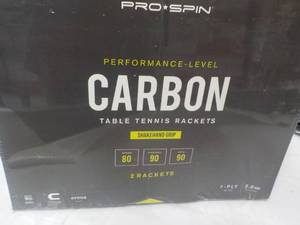 lot 107 image: Pro Spin Carbon Table Tennis Racket...
