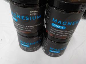 lot 108 image: 4 Magnesium Citrate 90 Vegan Capsul...