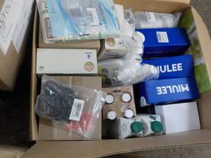 lot 111 image: Large box of New Amazon Overstock...