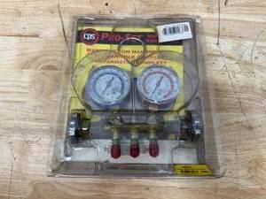 lot 166 image: Pro-set Manifold Gauge set