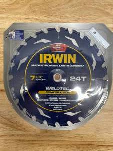 lot 116 image: Irwin 7 14 24t 14035 24035 (0729252.50)