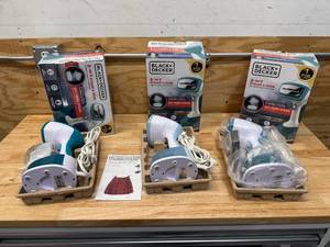 lot 198 image: BLACKDECKER Lot of 3 -  Advanced Handheld Steamer for Clothes