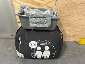 lot 5 image: LOVESAC MovieSac with Cover