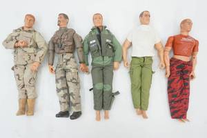 lot 2 image: G.I. Joe Action Figures 5ct