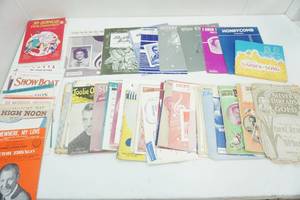 lot 30 image: Vintage Sheet Music