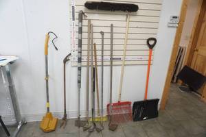 lot 42 image: Large Lot of Yard Tools